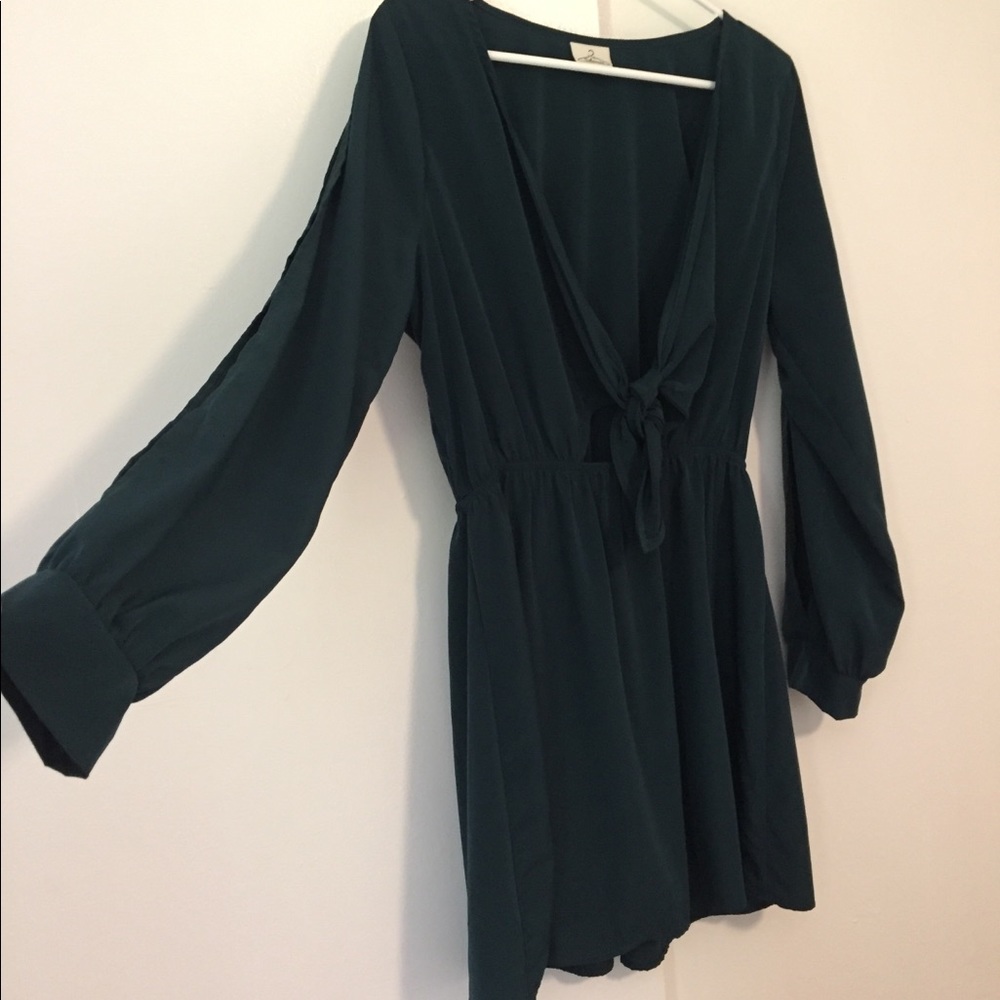 Solemio Forest Green Dress